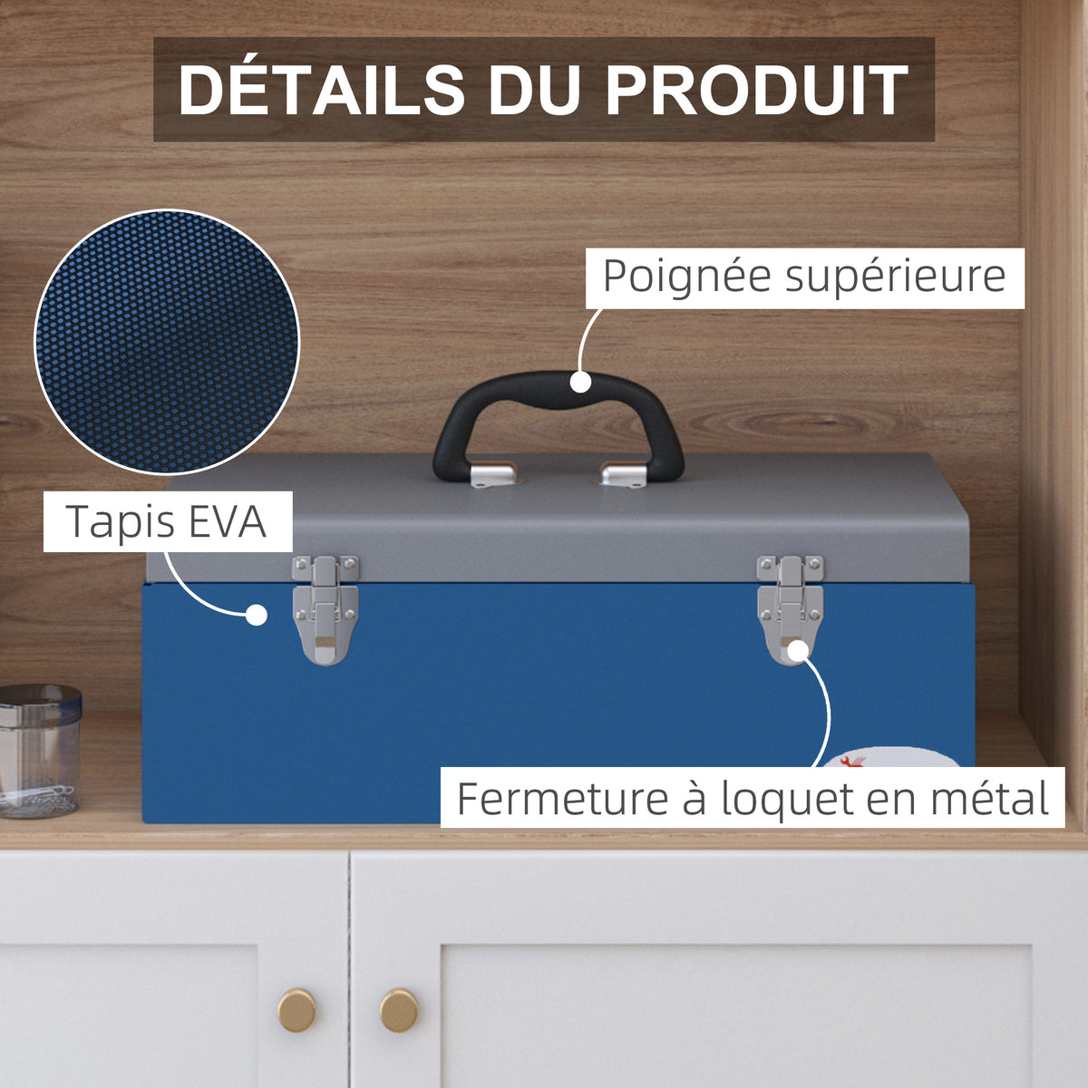 Caisse à outils - loquets