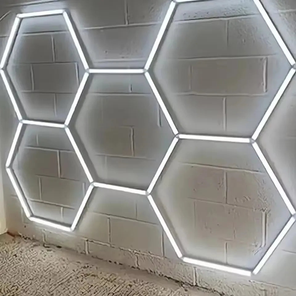 Lampe LED hexagonale garage - Standard