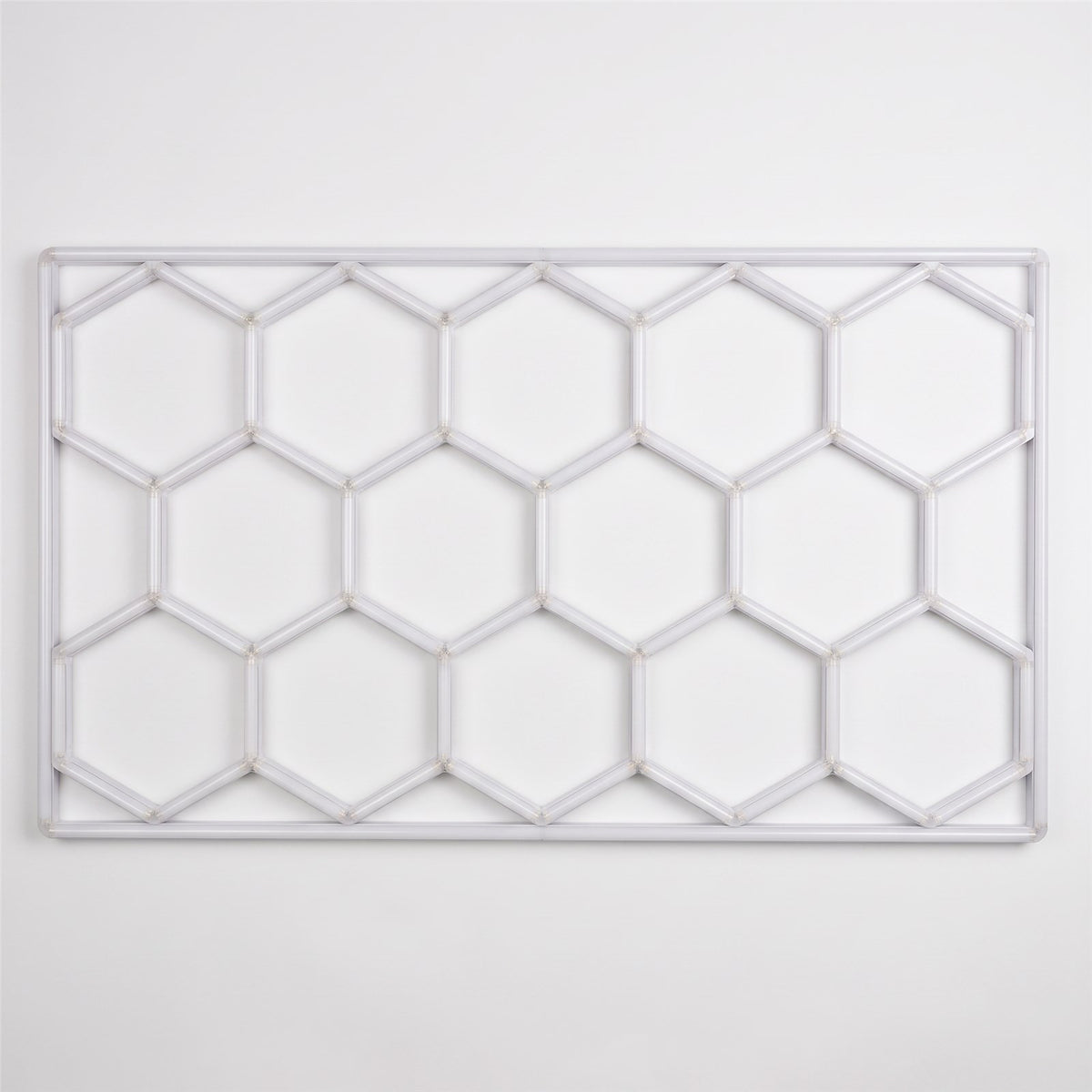 Éclairage LED hexagonal 14 modules avec cadre