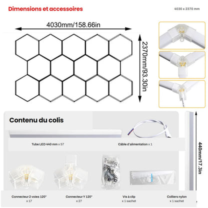 Dimensions et contenu du colis, 14 modules