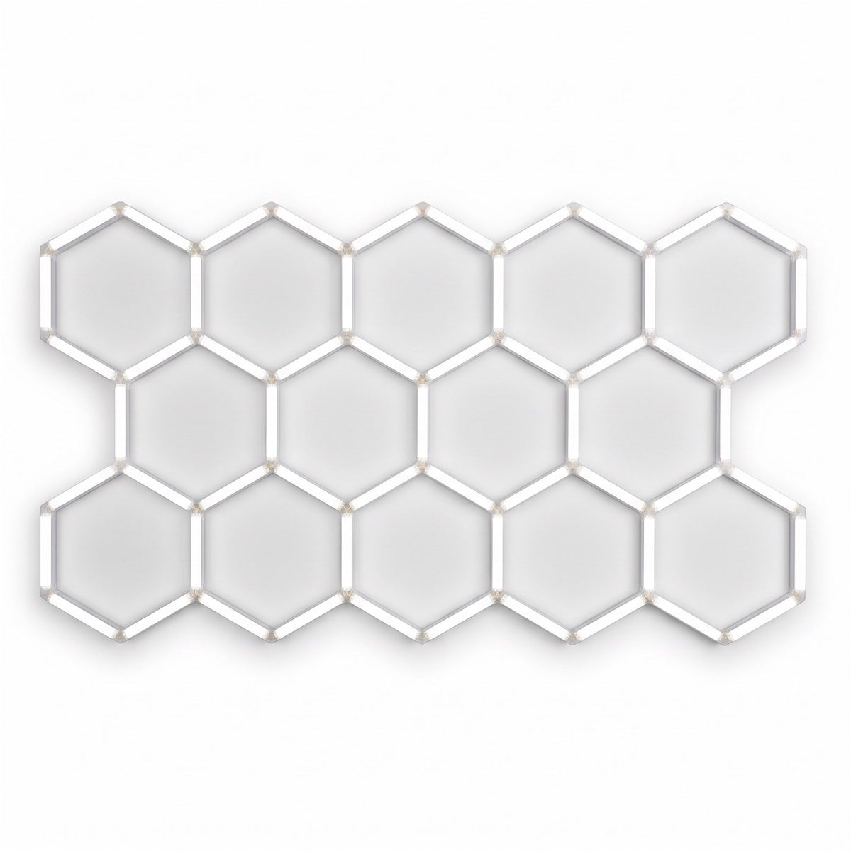 Éclairage LED hexagonal 14 modules