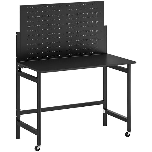 Établi pliable à roulettes