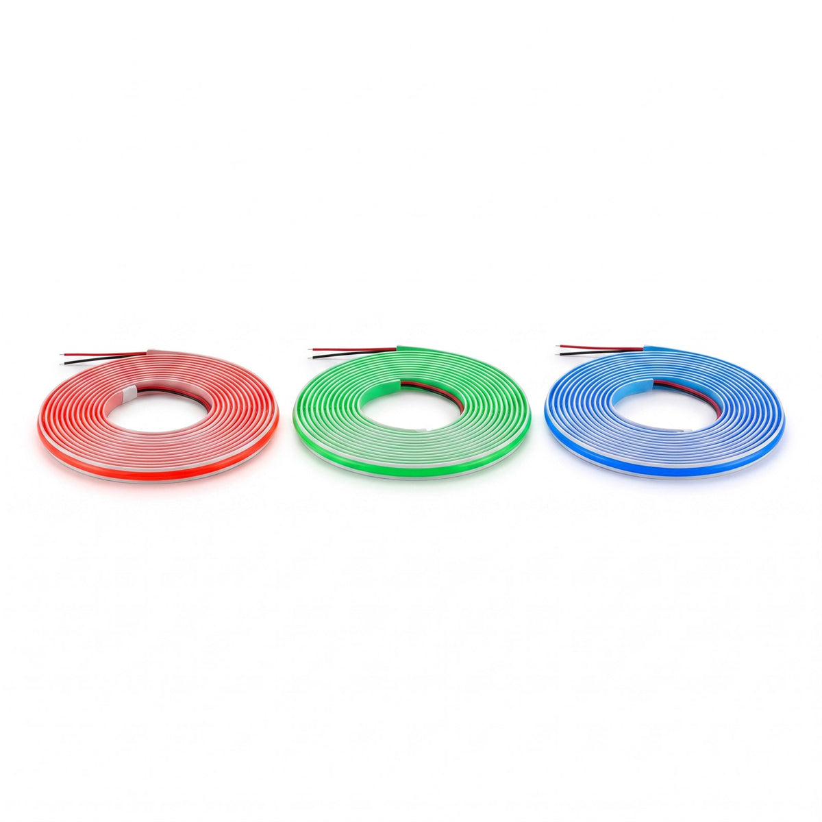 Bande LED COB 12V en rouge, vert et bleu