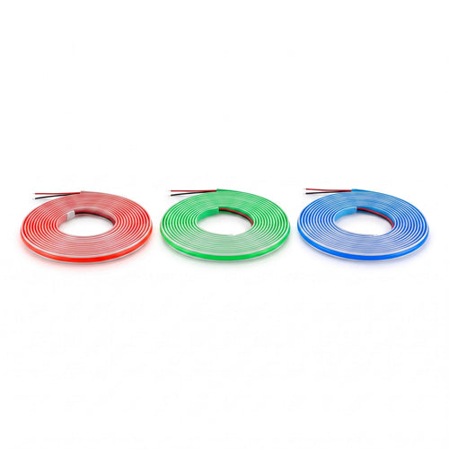 Bande LED COB 12V en rouge, vert et bleu