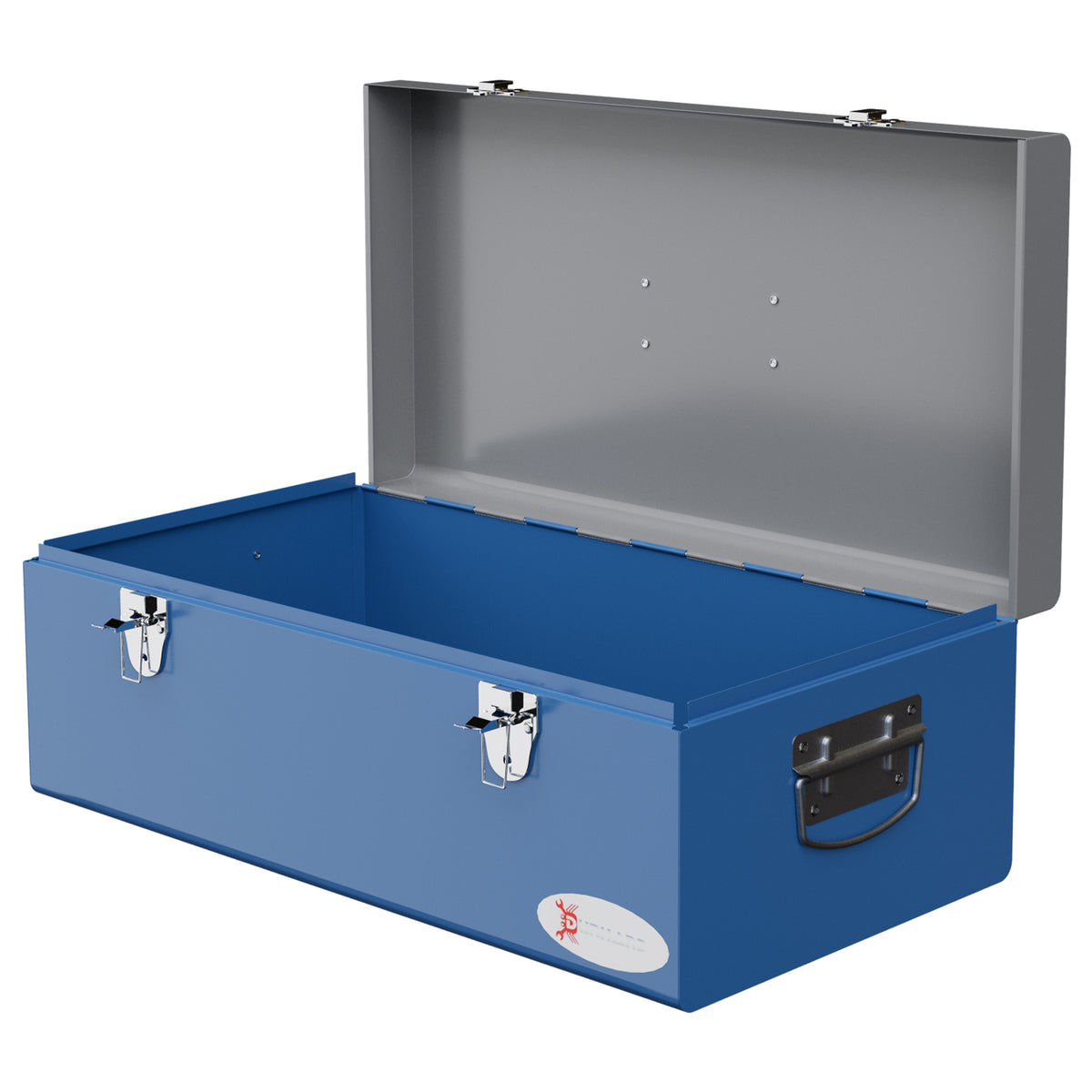 Caisse à outils transportable bleue